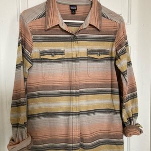 Patagonia Fjord Stripe Flannel